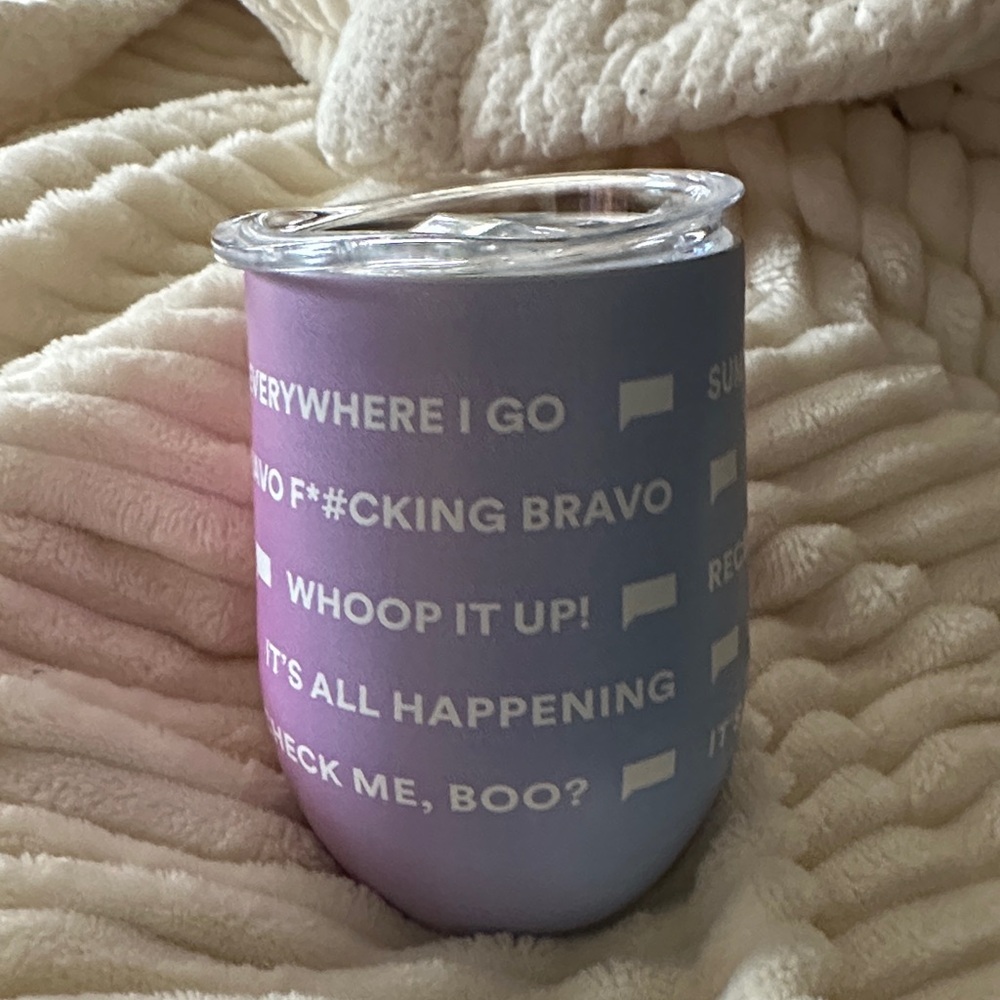Bravo Pink and Purple Insulated Tumbler - Picture 2 of 5